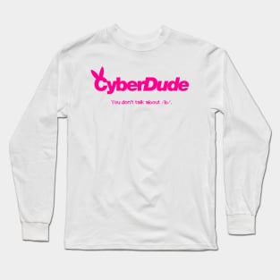 cyberdude - Rule #1 (pink and white) Long Sleeve T-Shirt